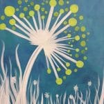 Craft+Canvas at Chaos- Abstract Dandelion
